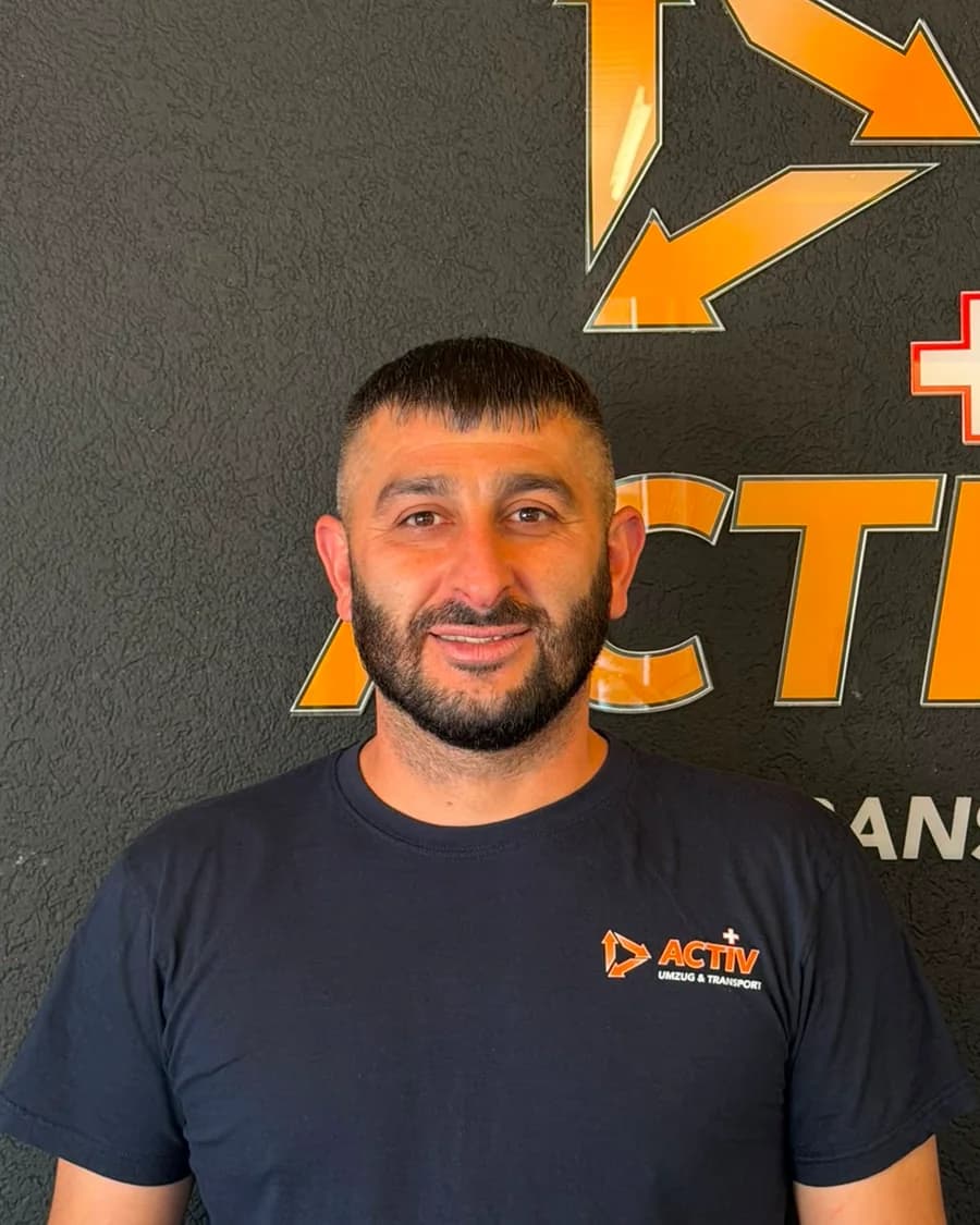 Ruslan Rahimov, Umzugsmitarbeiter bei Activ Umzüge